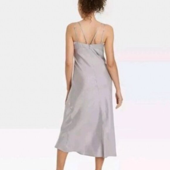 Wild Fable Women's Iridescent Maxi Slip Dress Slip Dress - Picture 2 of 7